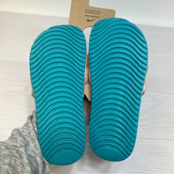 NIKE Kawa Slide Sandals Tie Dye Pink Kids Girls Size 3Y - Picture 3 of 6